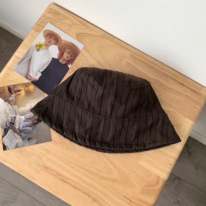 Frayed Hat Bucket Plain