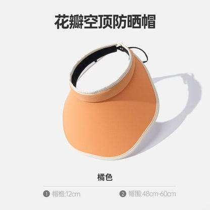 Contrast Trim Sun Visor