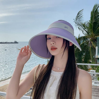 Wide Two Visor Brim Tone Sun