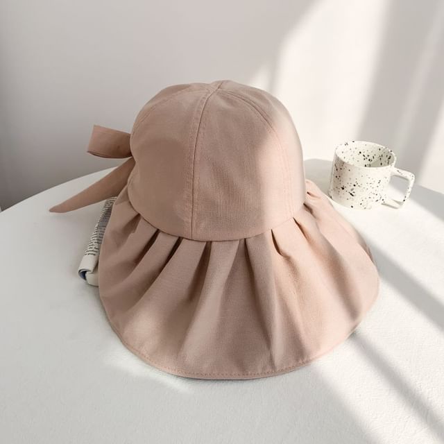 Ruched Sun Plain Hat