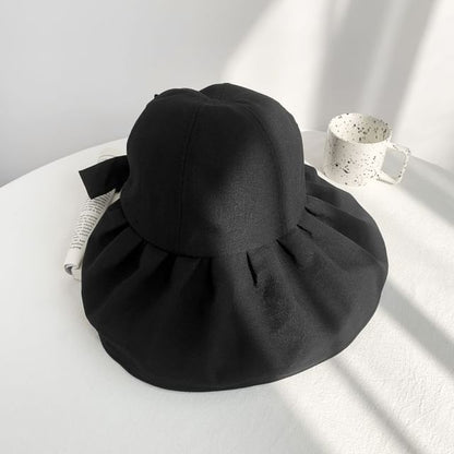 Ruched Sun Plain Hat