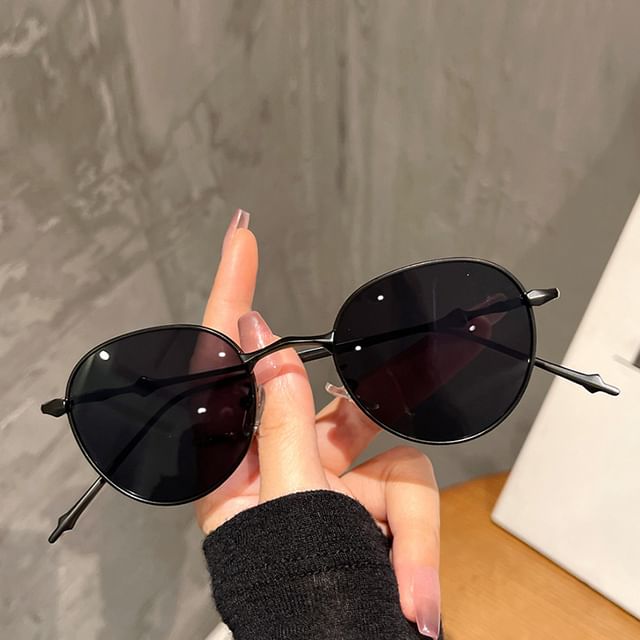 Frame Round Sunglasses Metal