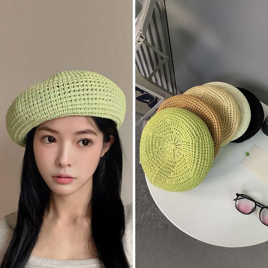 Beret Plain Perforated