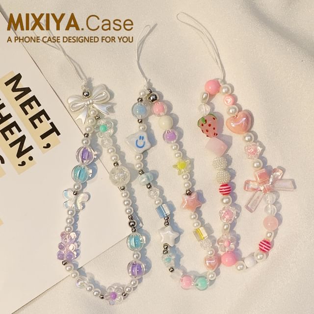 Bead Phone Strap (Various Designs)