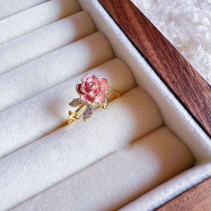 Floral Open Ring