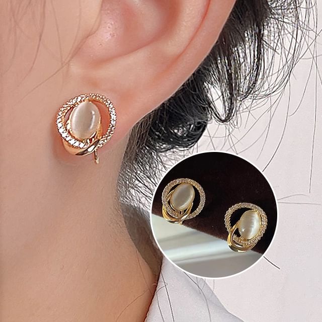 Cuff Alloy Ear Rhinestone