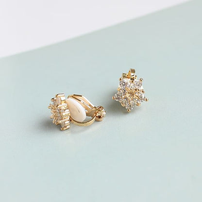 (Various Rhinestone Designs) Earring Alloy Stud Floral