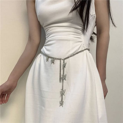 Alloy Chain Waist Butterfly