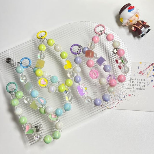Phone (Various Acrylic Bead Designs) Strap