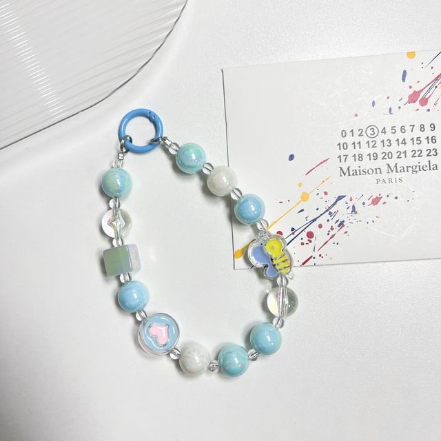 Phone (Various Acrylic Bead Designs) Strap