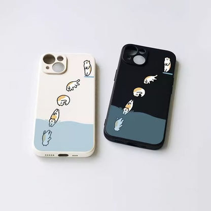 Cat Phone Case - iPhone 15 Pro Max / 15 Pro / 15 Plus / 15 / 14 Pro Max / 14 Pro / 14 Plus / 14 / 13 Pro Max / 13 Pro / 13 / 13 mini / 12 Pro Max / 12 Pro / 12 / 12 mini / 11 Pro Max / 11 Pro / 11