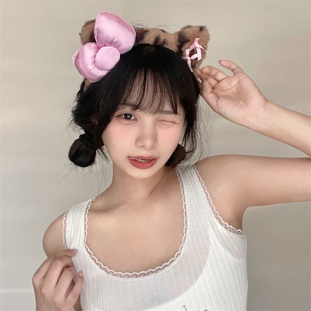Designs) Cat Ear Wash (Various Face Headband