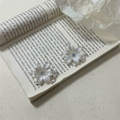 Dangle Floral / Stud Earring Alloy