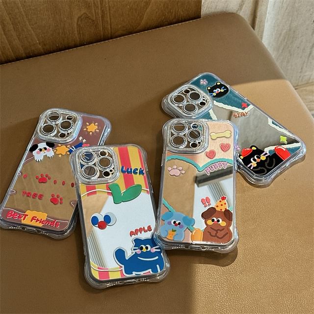 Mirrored Cartoon Phone Case