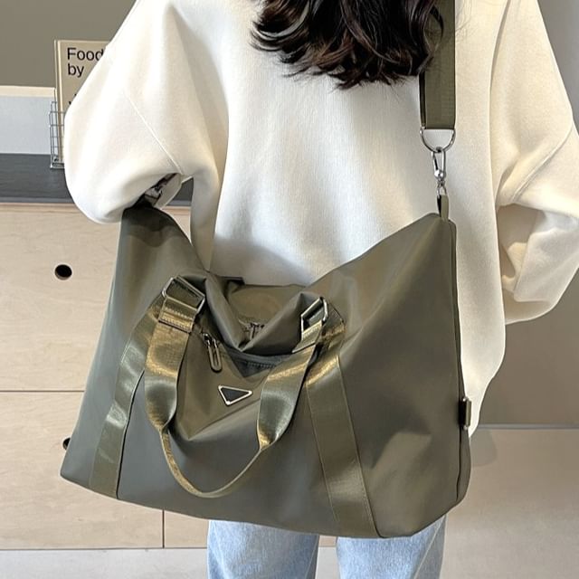 Duffel Bag Travel Zip Plain