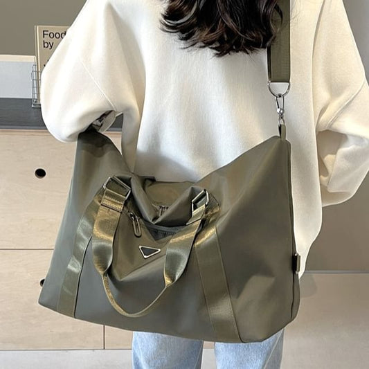 Duffel Bag Travel Zip Plain