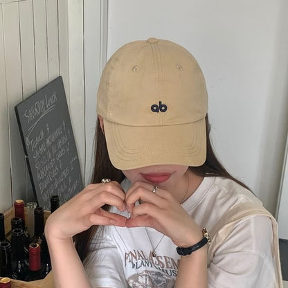 Casquette en coton sergé avec logo brodé