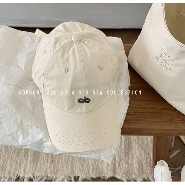 Casquette en coton sergé avec logo brodé