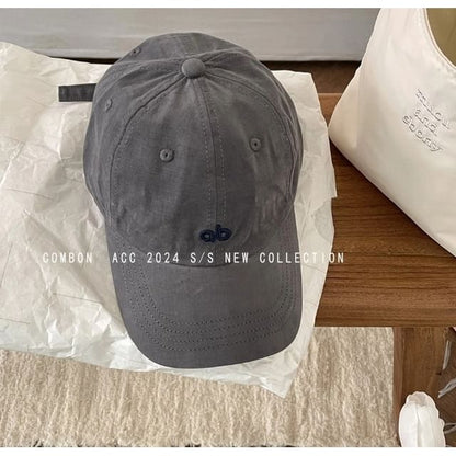 Casquette en coton sergé avec logo brodé