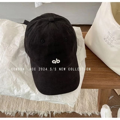 Casquette en coton sergé avec logo brodé