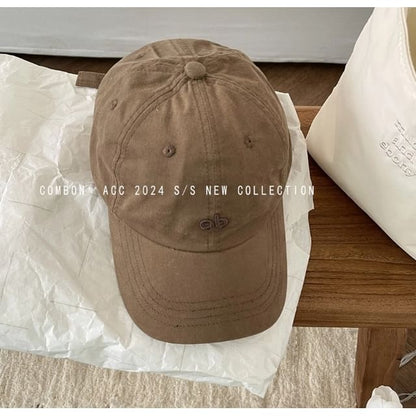 Casquette en coton sergé avec logo brodé