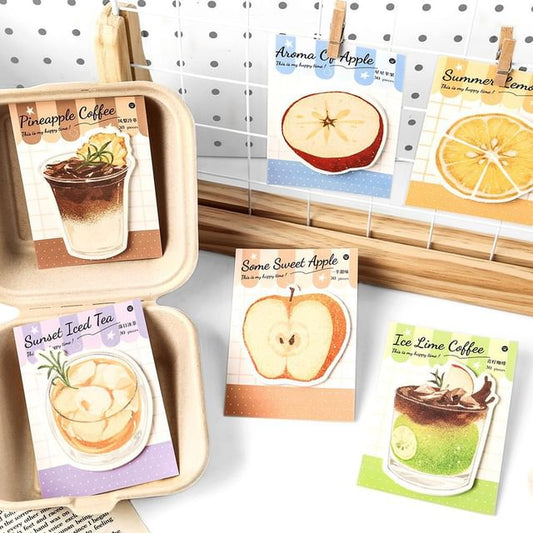 Fruit / Drink Sticky Note (Various Designs)