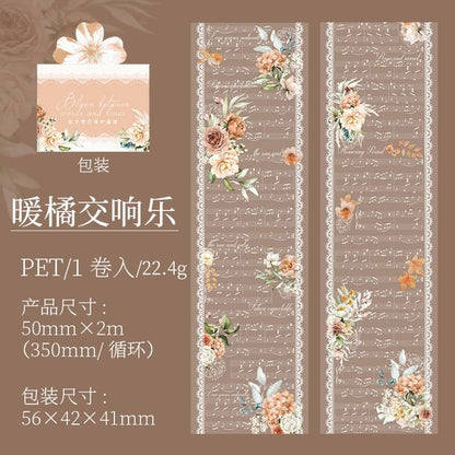 Lettering Floral Masking Tape