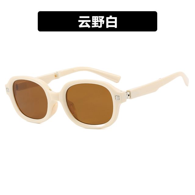 Sunglasses Oval Foldable