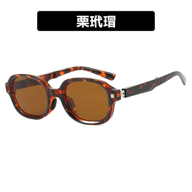 Sunglasses Oval Foldable