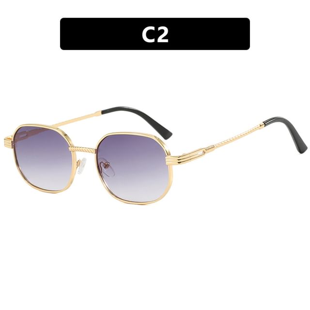 Frame Metal Sunglasses