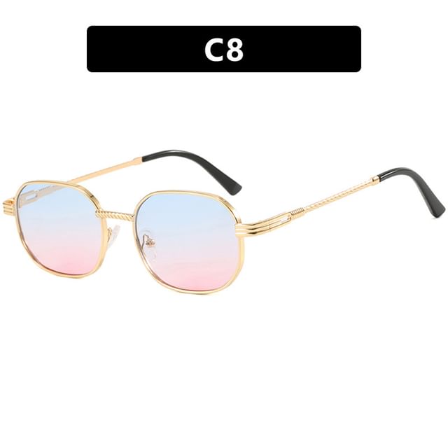 Frame Metal Sunglasses