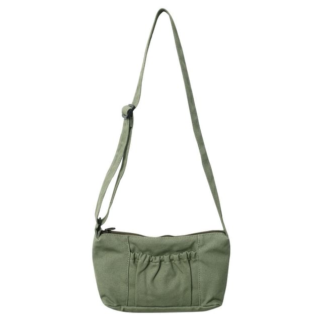 Canvas Plain Hobo Bag