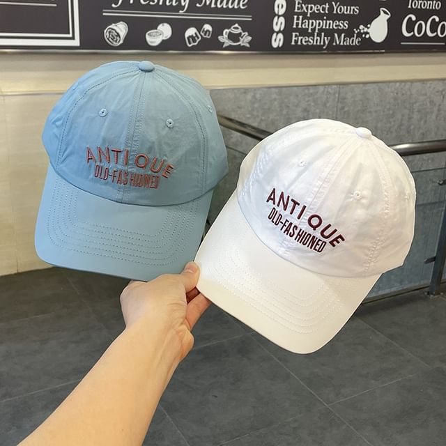 Lettering Baseball Cap – Wonderland Case