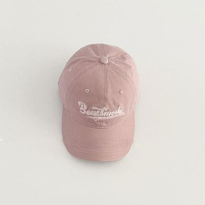 Embroidered Lettering Baseball Cap