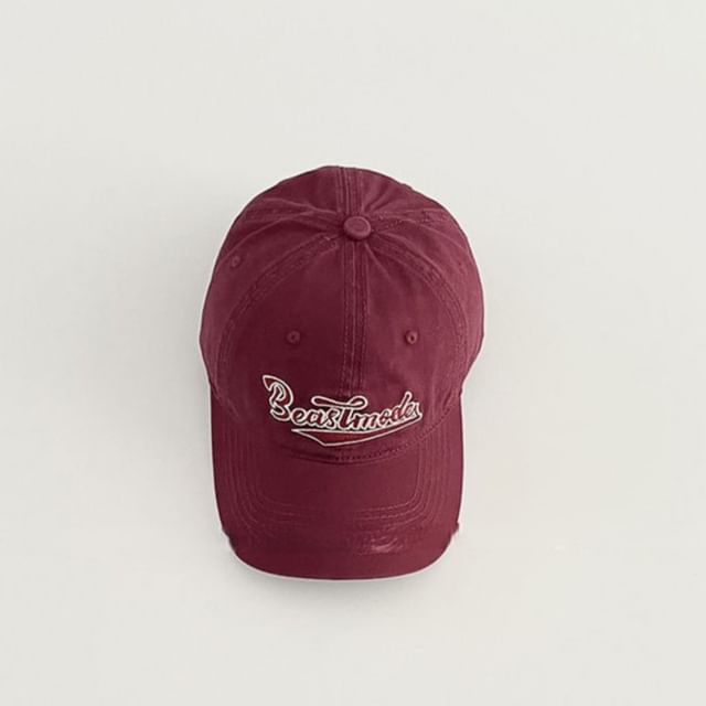 Embroidered Lettering Baseball Cap
