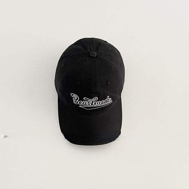 Embroidered Lettering Baseball Cap