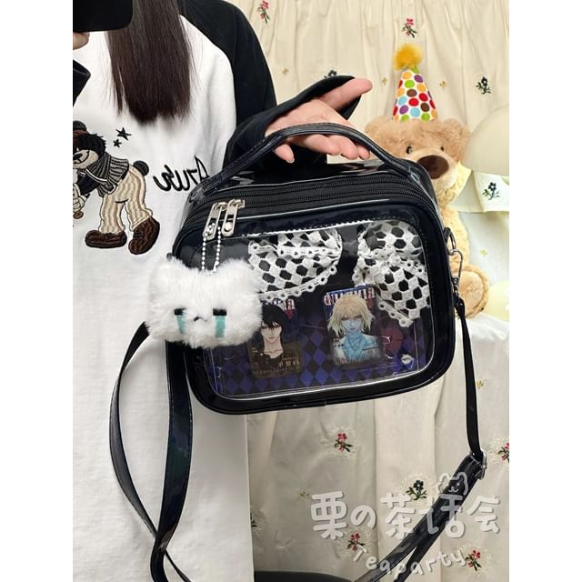 PVC Panel Crossbody Bag / Bag Charm / Set