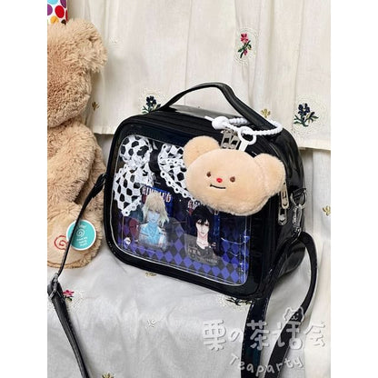 PVC Panel Crossbody Bag / Bag Charm / Set