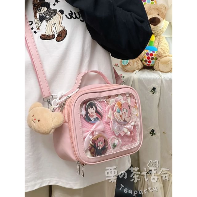 PVC Panel Crossbody Bag / Bag Charm / Set