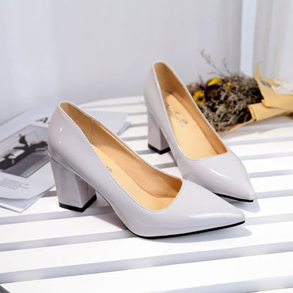 Block Heel Pumps