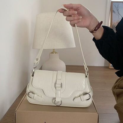 Flap Shoulder Bag Buckled
