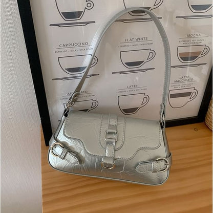 Flap Shoulder Bag Buckled