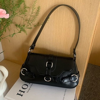 Flap Shoulder Bag Buckled