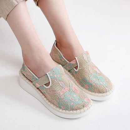 Slip-Ons Platform Lace