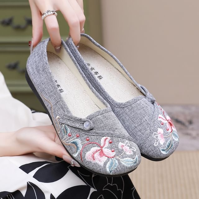 Textile Flats Embroidered