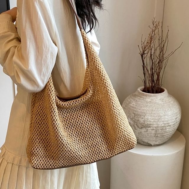 Woven Shoulder Bag