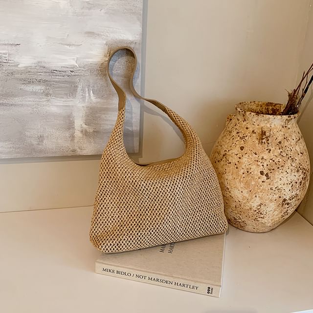 Woven Shoulder Bag