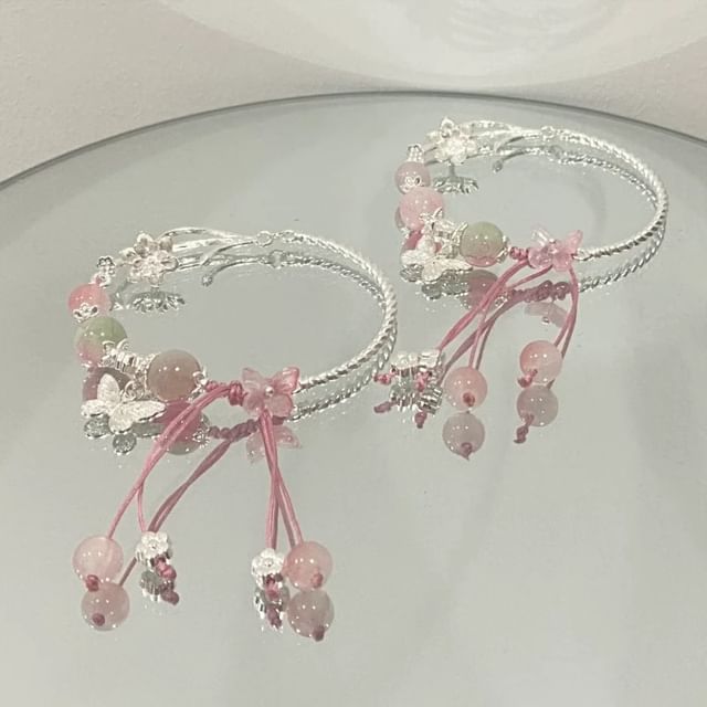 Butterfly Bead Bracelet