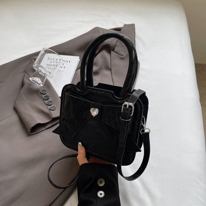 Bow Top Handle Crossbody Bag