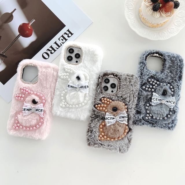 Rabbit Chenille Phone Case